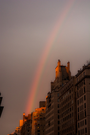 New York City Rainbow Over 5th Avenue - 2014