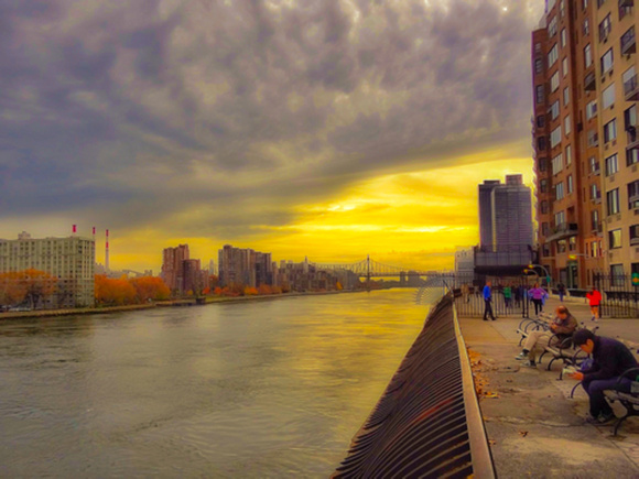 East River from Upper East Side, Manhattan