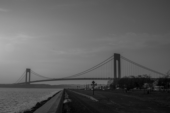Verazzanno - Narrows Bridge from Brooklyn towards Staten island